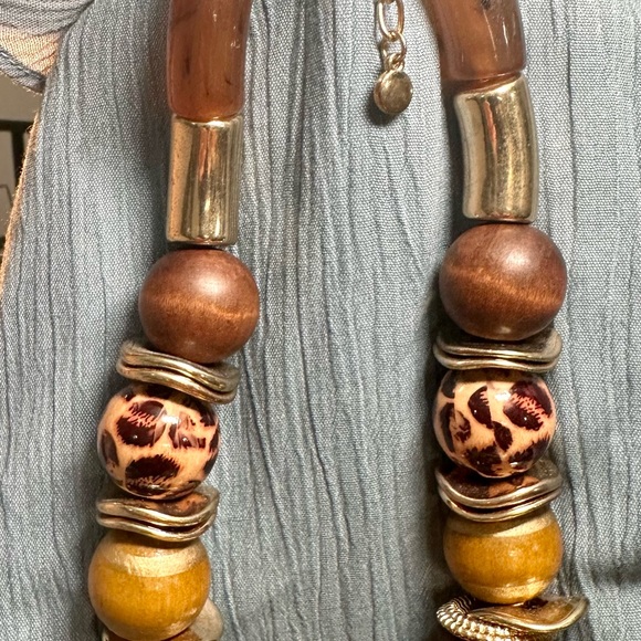 Chunky long, necklace, Pro, cold unique, one-of-a-kind - Picture 10 of 13